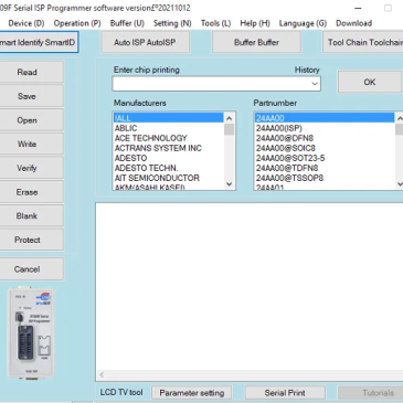 RT809F Programmer English Software Download