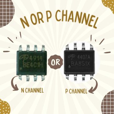 Identification N channel P channel mosfet in laptop desktop repairing