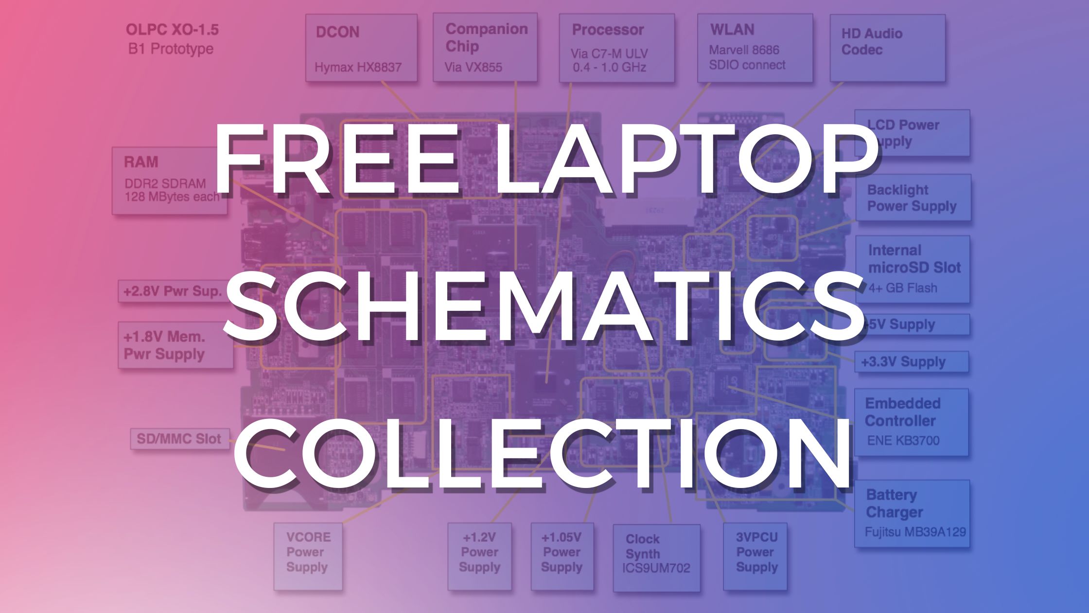 Free laptop schematics collection